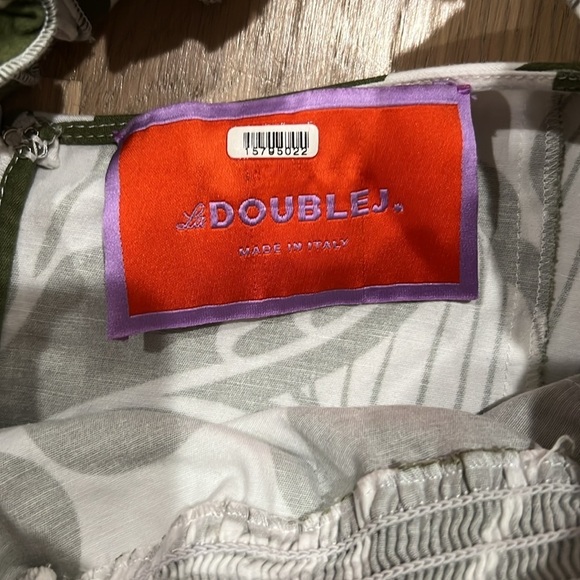 LA DoubleJ Green and White Mini Dress - Picture 8 of 9